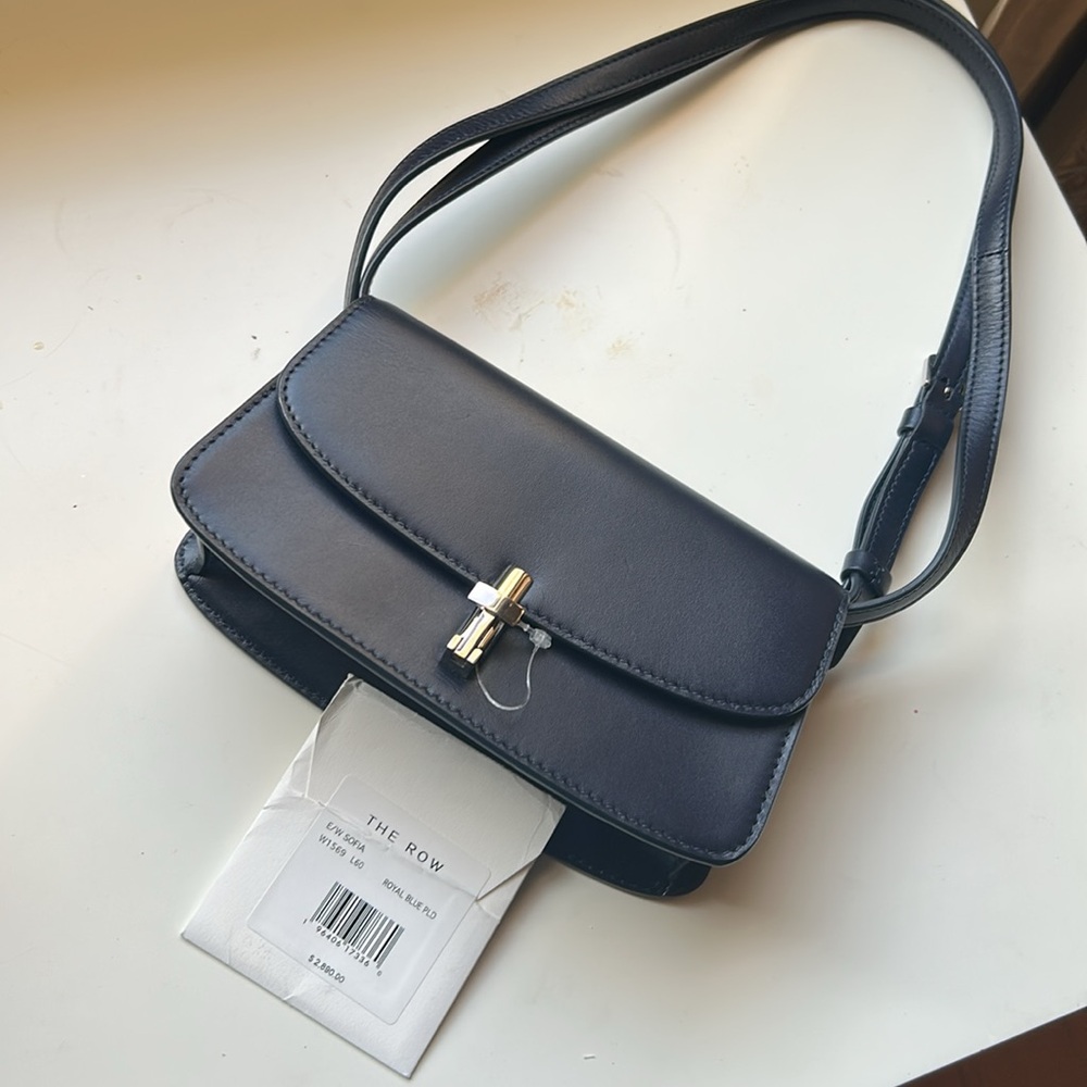 The Row EW Sofia Bag in Marine PLD